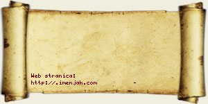 Maja Olujić vizit kartica